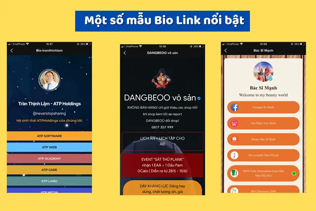 Bio link được nhiều blogger, Youtuber sử dụng Bio link được nhiều blogger, Youtuber sử dụng