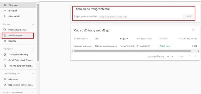 Chọn sơ đồ trang web Chọn sơ đồ trang web