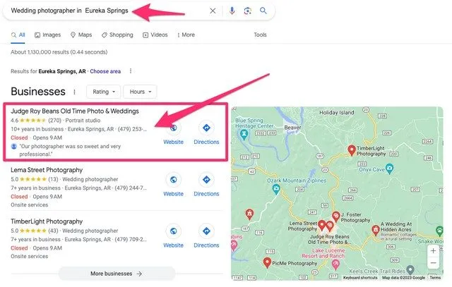 Google có thể dựa vào từ khóa khu vực để xếp hạng website theo địa phương Google có thể dựa vào từ khóa khu vực để xếp hạng website theo địa phương