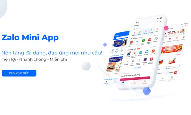 Mini App Zalo được ứng dụng trong nhiều lĩnh vực khác nhau Mini App Zalo được ứng dụng trong nhiều lĩnh vực khác nhau