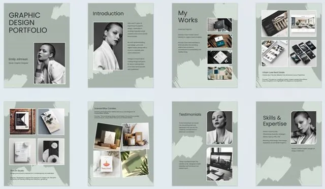 Portfolio cần được thiết kế một cách đẹp mắt, ấn tượng Portfolio cần được thiết kế một cách đẹp mắt, ấn tượng