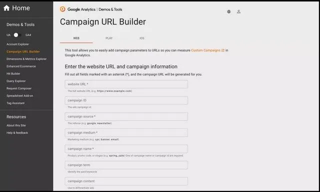 Tạo mã UTM bằng Campaign URL Builder Tạo mã UTM bằng Campaign URL Builder