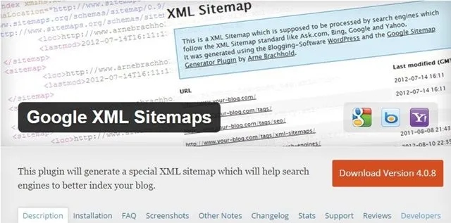 Trước tiên bạn cần cài đặt và kích hoạt plugin Google XML Sitemaps Trước tiên bạn cần cài đặt và kích hoạt plugin Google XML Sitemaps