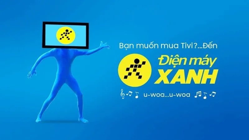 Nhân vật trong key visual Điện Máy Xanh Nhân vật trong key visual Điện Máy Xanh
